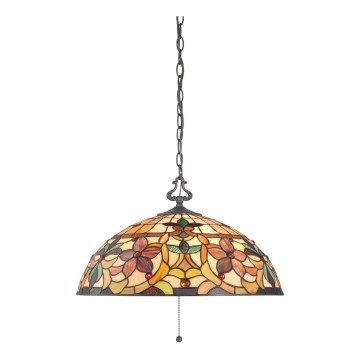 Elstead - sietynas ant grandinės Tiffany KAMI 3xE27/60W/230V