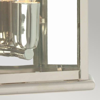 Elstead - Lauko sieninis šviestuvas ST MARTINS 1xE27/100W/230V IP44 blizgus chromas