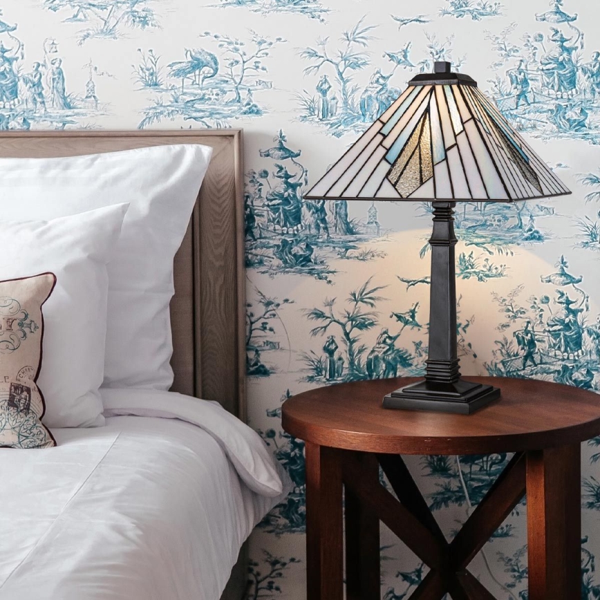 Elstead - Tiffany stiliaus stalinis šviestuvas ALDERLEY 1xE27/60W/230V