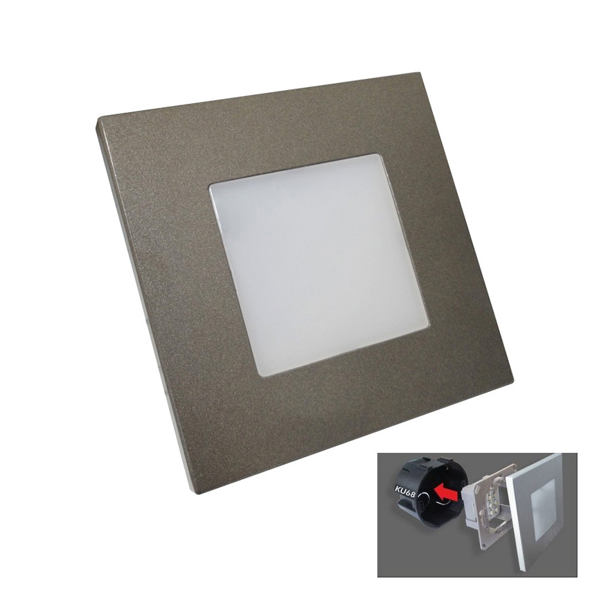 Emithor 48305 - LED naktinė lemputė STEP LIGHT 16xLED/1W/230V