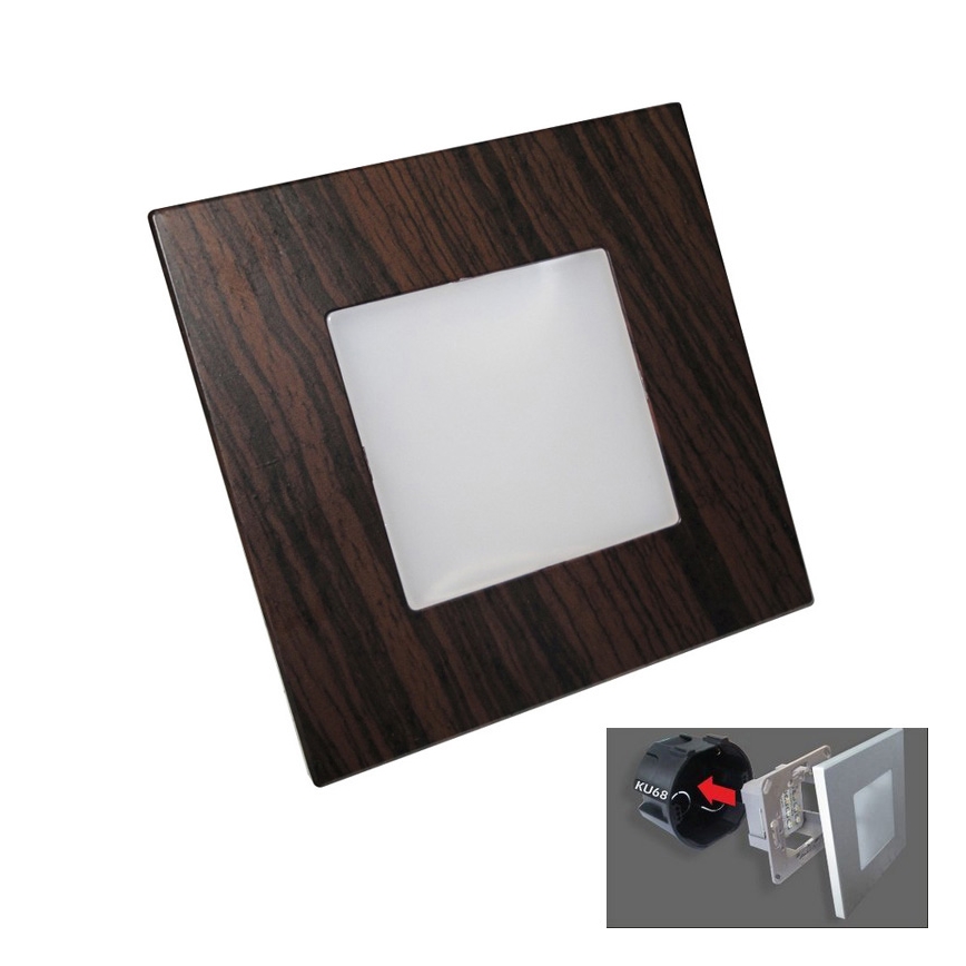 Emithor 48306 - LED Naktinė lemputė STEP LIGHT 16xLED/1W/230V
