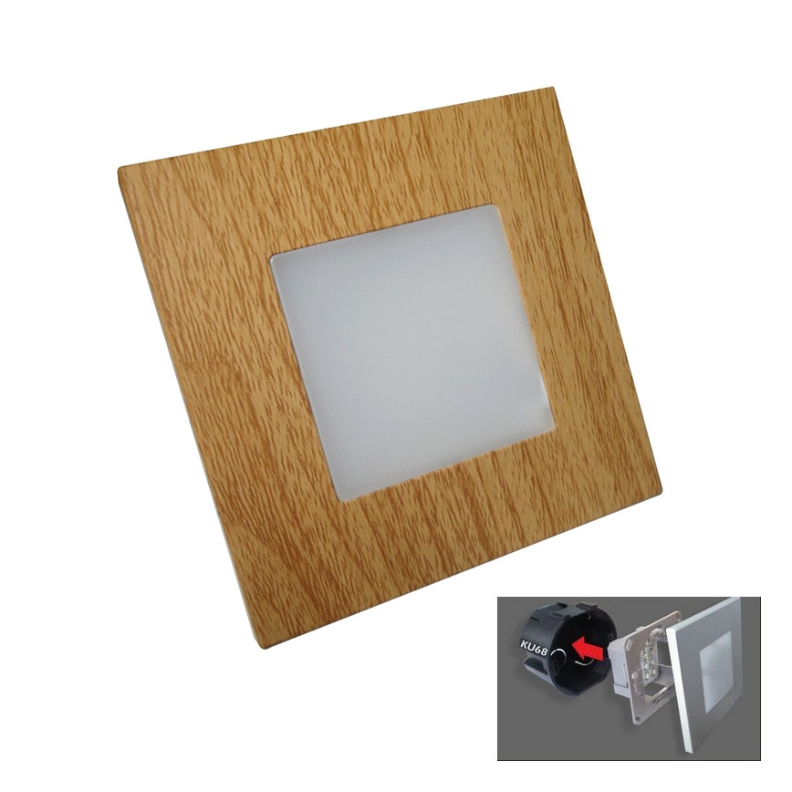 Emithor 48307 - LED naktinė lemputė STEP LIGHT 16xLED/1W/230V