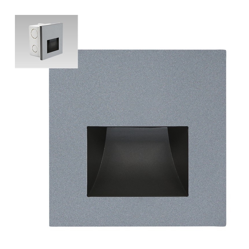 Emithor 70417 - LED Laiptinės šviestuvas SUNNY LED/1W/230V 4000K pilkas