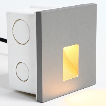 Emithor 70423 - LED laiptų šviestuvas VIX LED/1W/230V 4000K pilka