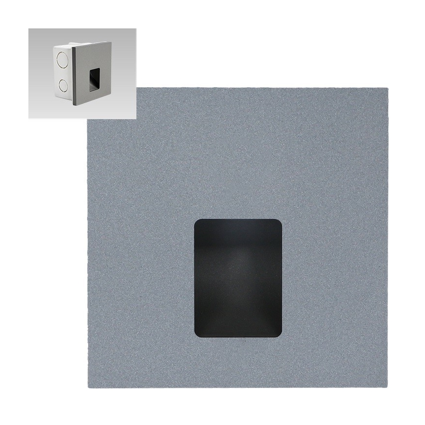 Emithor 70423 – LED Laiptų šviestuvas VIX LED/1W/230V 4000K pilkas