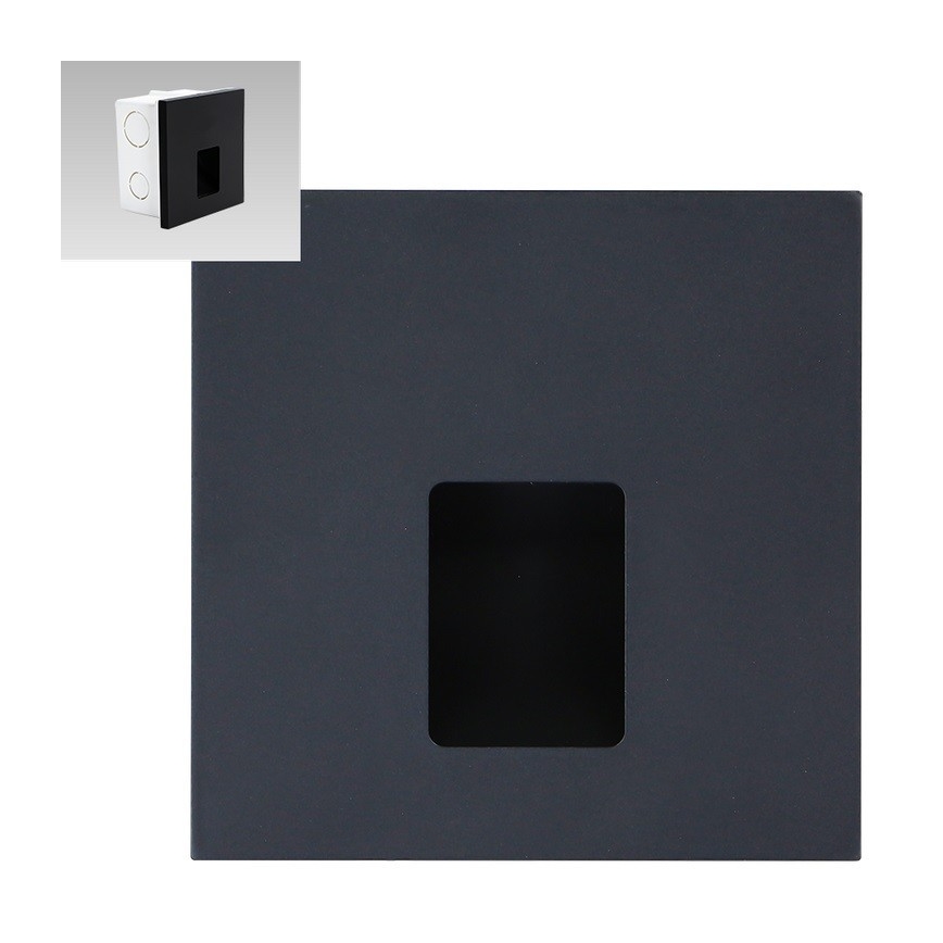 Emithor 70425 - LED Laiptinės šviestuvas VIX LED/1W/230V 4000K juodas