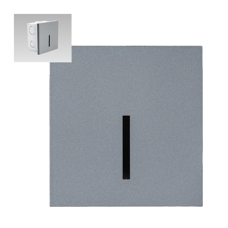 Emithor 70429 – LED Laiptinės šviestuvas LINE LED/1W/230V 4000K pilkas