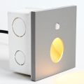 Emithor 70434 - LED laiptų šviestuvas su jutikliu OLIVE LED/1W/230V 4000K pilka