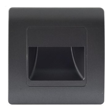 Emithor 70438 - LED laiptų šviestuvas STEP LIGHT LED/1W/230V 4000K juodas