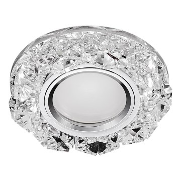 Emithor 71094 - LED įmontuojamas šviestuvas CRYSTAL FIX 1xGU10/50W + LED/3W JUOSTELĖ