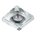 Emithor 71105 - LED įmontuojamas šviestuvas ELEGANT DOUBLE LIGHT 1xGU10/50W + LED/3W JUOSTELĖ