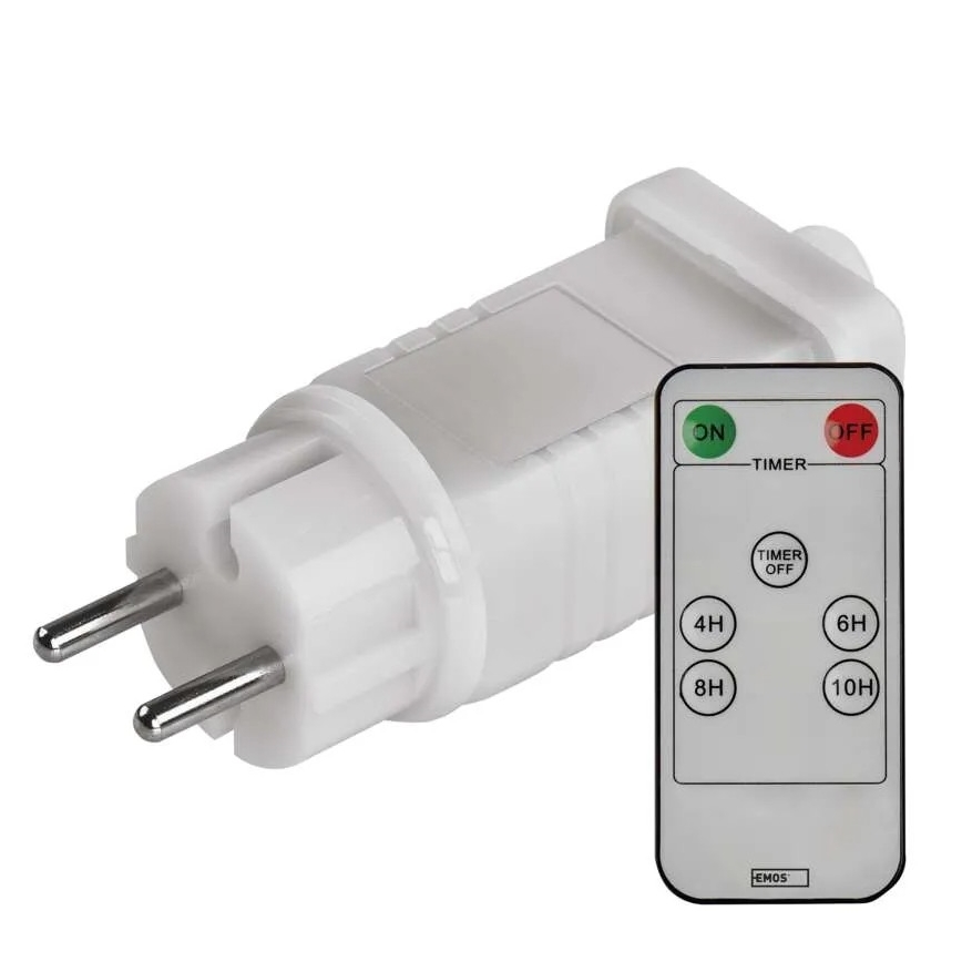 Power supply - Maitinimas kalėdinių lempučių prijungimui 230V IP44 + nuotolinio valdymo pultas