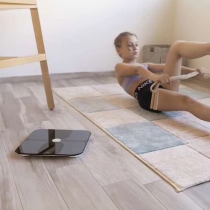 Išmanios asmeninės svarstyklės GoSmart 3xAAA Tuya