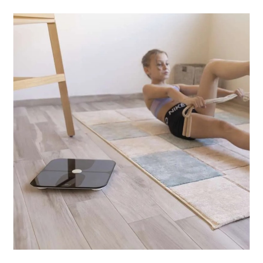 Išmanios asmeninės svarstyklės GoSmart 3xAAA Tuya
