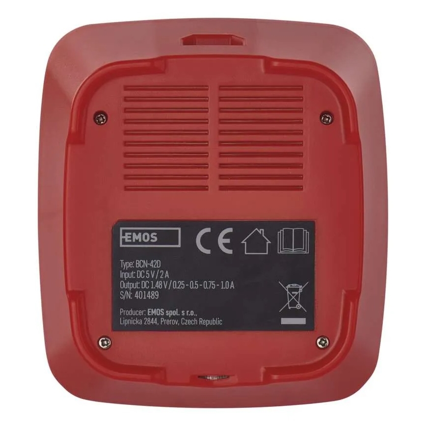 Baterijos įkroviklis su LCD ekranu 4xAA/AAA 5V