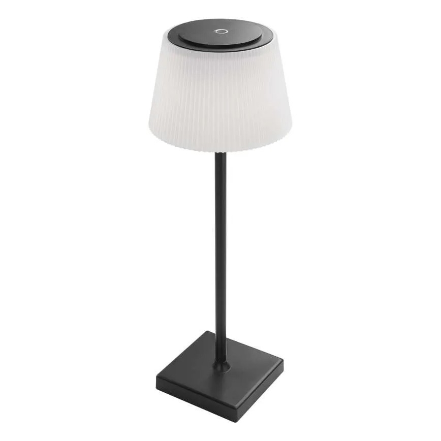 LED Pritemdoma įkraunama lempa KATIE LED/4W/10V 1800mAh IP44 CRI 90 juoda