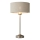 Endon 100646 – stalinis šviestuvas HIGHCLERE 1xE14/7W/230V, smėlio spalvos/matinis chromas, Ø 25 cm