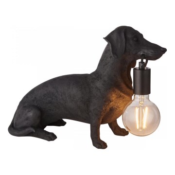 Endon 101188 - Stalinis šviestuvas DACHSHUND 1xE27/10W/230V juoda