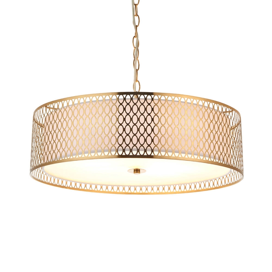 Endon 101569 - Pakabinama liustra CORDERO 3xE27/10W/230V auksinė