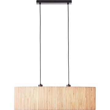 Endon 101692 - Pakabinamas sietynas LONGSHORE 2xE27/10W/230V smėlio spalva