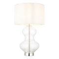 Endon 102676 - Reguliuojama stalinė lempa KELDA 1xE27/10W/230V balta/matinis chromas