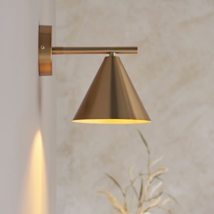 Endon 102893 - Sieninis akcentinis šviestuvas CAPE 1xE14/7W/230V žalvaris
