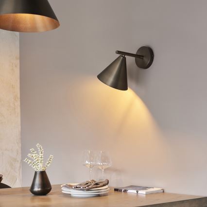 Endon 102894 - Sieninis akcentinis šviestuvas CAPE 1xE14/7W/230V bronza