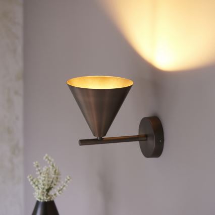 Endon 102894 - Sieninis akcentinis šviestuvas CAPE 1xE14/7W/230V bronza