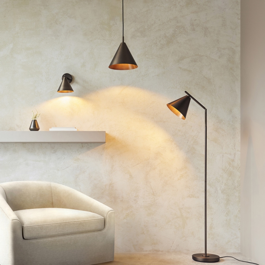 Endon 102894 - Sieninis akcentinis šviestuvas CAPE 1xE14/7W/230V bronza