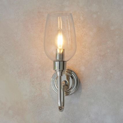 Endon 103316 - Sieninis šviestuvas STOURTON 1xE14/6W/230V blizgus chromas