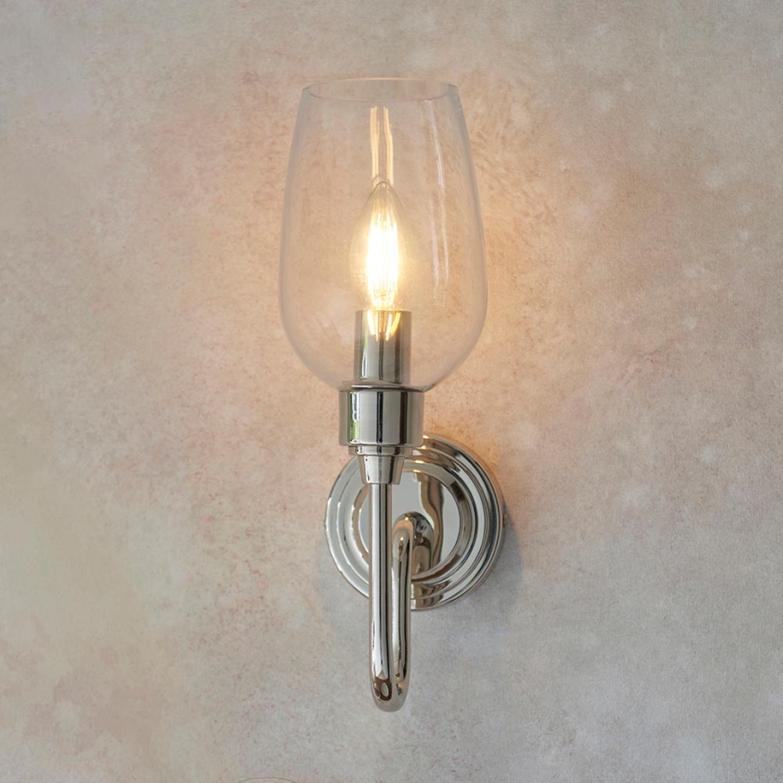 Endon 103316 - Sieninis šviestuvas STOURTON 1xE14/6W/230V blizgus chromas