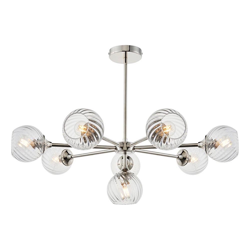 Endon 104051 - Pakabinamas šviestuvas ant strypo ALLEGRA 8xE14/7W/230V blizgus chromas