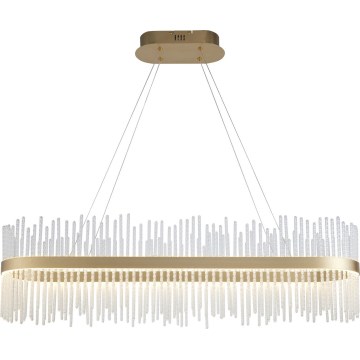 Endon 104082 - dimeriuojama LED pakabinama liustra ant laido ADRIEL LED/47W/230V 3000K auksinė/skaidri
