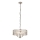 Endon 104466 - Sietynas, kabinamas ant grandinės CLIFTON 3xE14/6W/230V blizgus chromas/permatoma diametras 38,5 cm