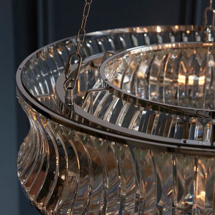 Endon 104528 - Liustra ant grandinės 6xE14/6W/230V blizgus chromas