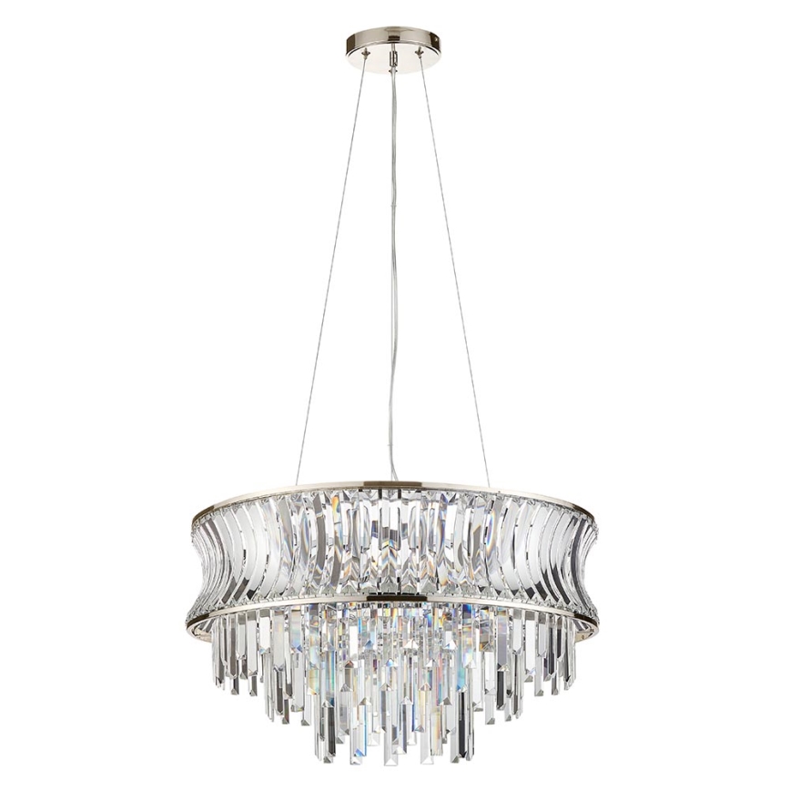 Endon 104530 - sietynas ant grandinės, 9xE14/6W/230V, blizgus chromas