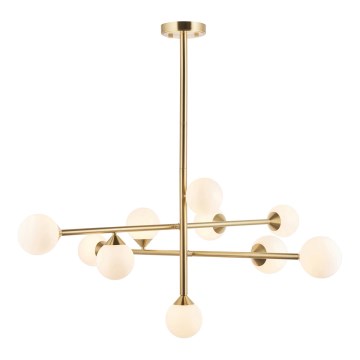 Endon 106754 - Liustra ant strypo OTIS 10xG9/5W/230V auksinė
