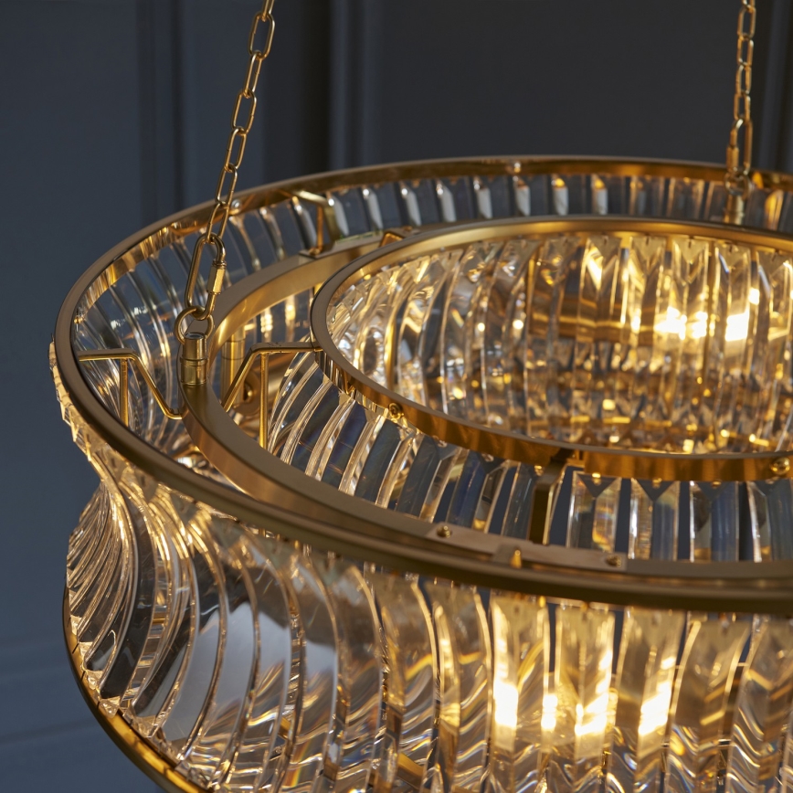 Endon 106811 - Pakabinama liustra ant grandinės 6xE14/6W/230V auksinė