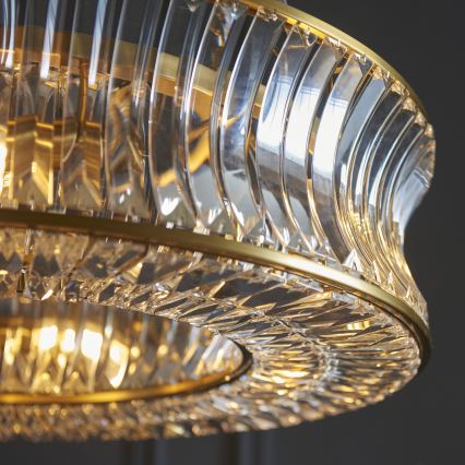 Endon 106811 - Pakabinama liustra ant grandinės 6xE14/6W/230V auksinė