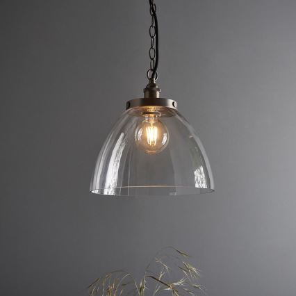 Endon 106896 - Liustra ant grandinės HANSEN 1xE27/10W/230V matinis chromas