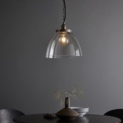 Endon 106896 - Liustra ant grandinės HANSEN 1xE27/10W/230V matinis chromas