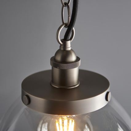 Endon 106896 - Liustra ant grandinės HANSEN 1xE27/10W/230V matinis chromas