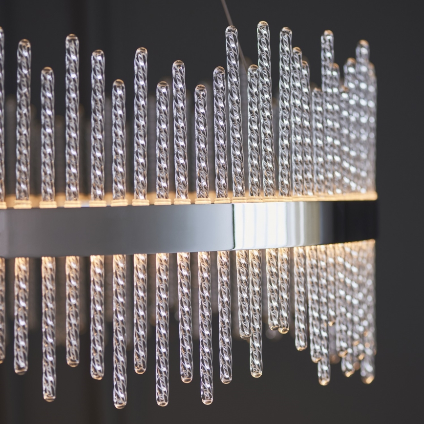 Endon 107108 - LED pakabinama liustra ant lyno LED/56W/230V 3000K, blizgus chromas