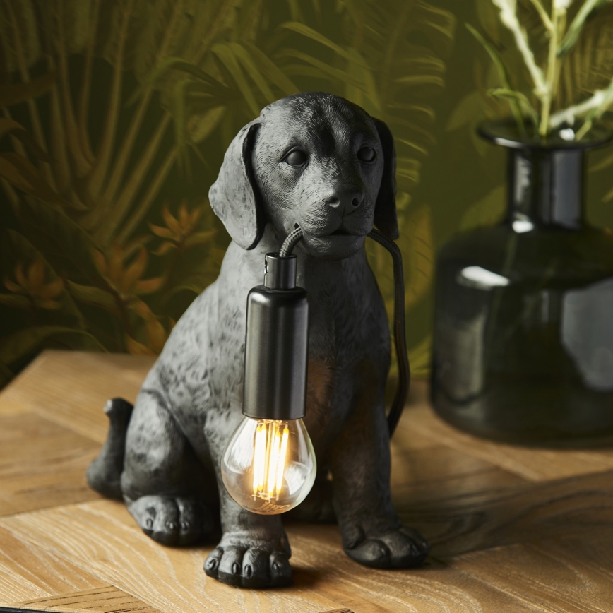 Endon 107365 - Stalinis šviestuvas PUPPY 1xE14/7W/230V juoda