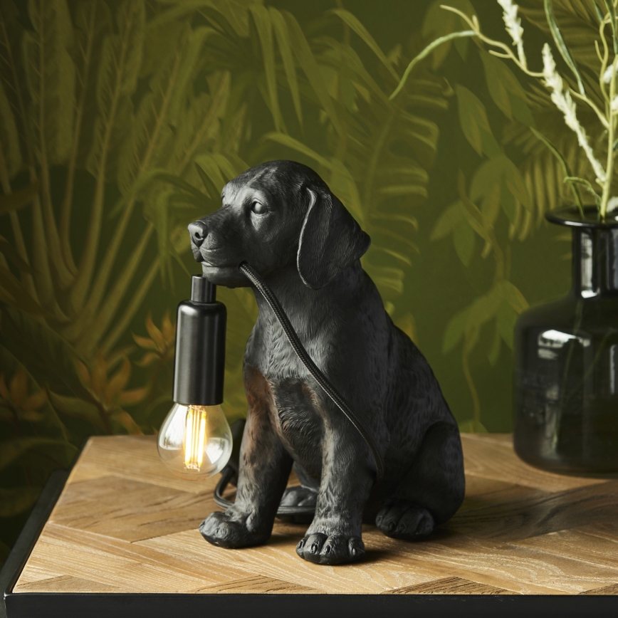 Endon 107365 - Stalinis šviestuvas PUPPY 1xE14/7W/230V juoda