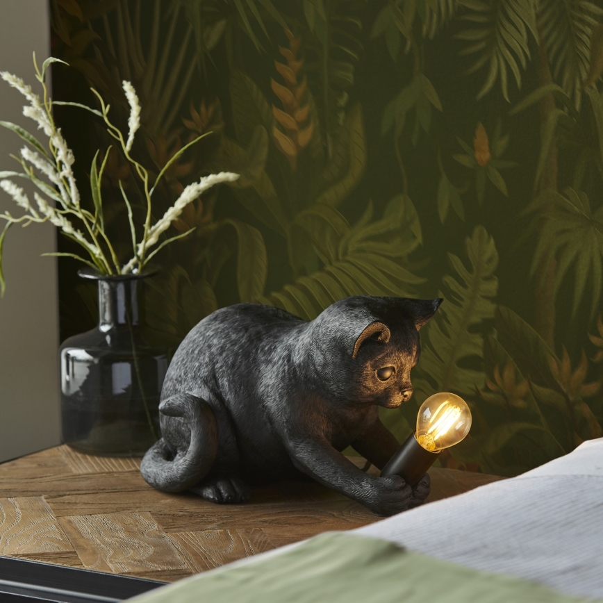 Endon 107390 - Stalinis šviestuvas KITTEN 1xE14/7W/230V juoda