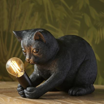 Endon 107390 - Stalinis šviestuvas KITTEN 1xE14/7W/230V juoda