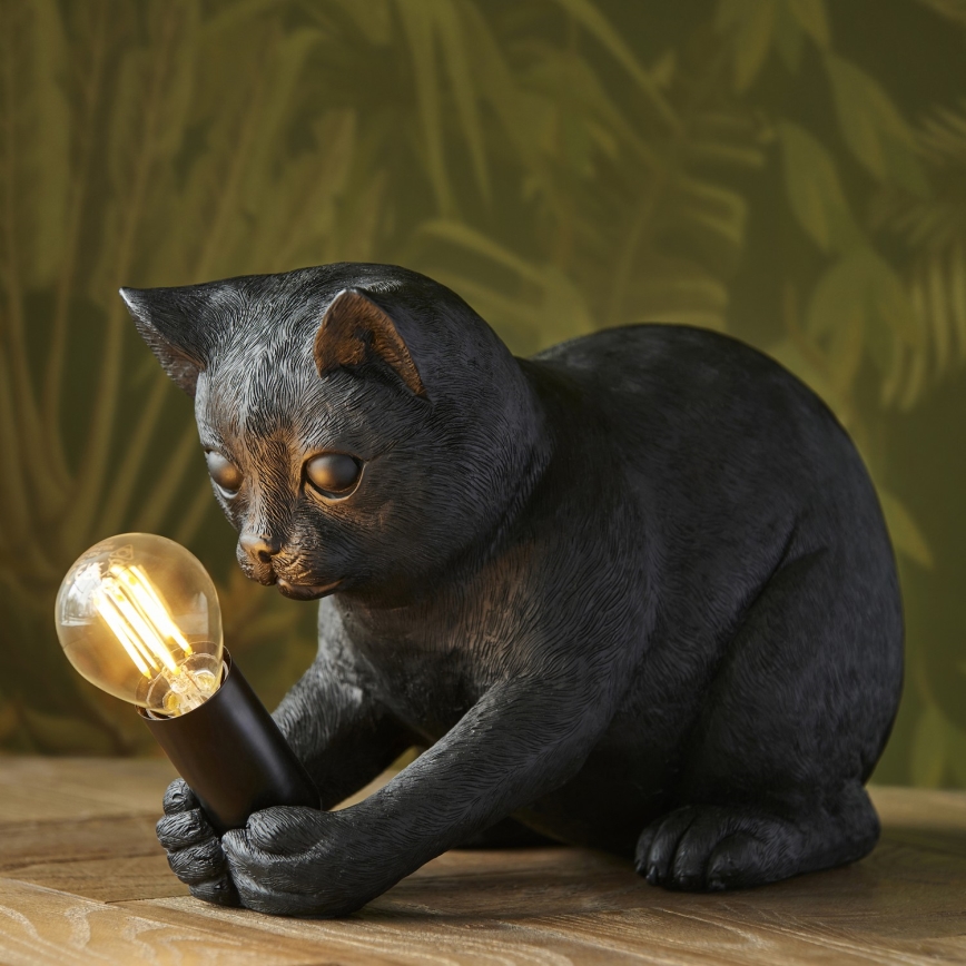 Endon 107390 - Stalinis šviestuvas KITTEN 1xE14/7W/230V juoda