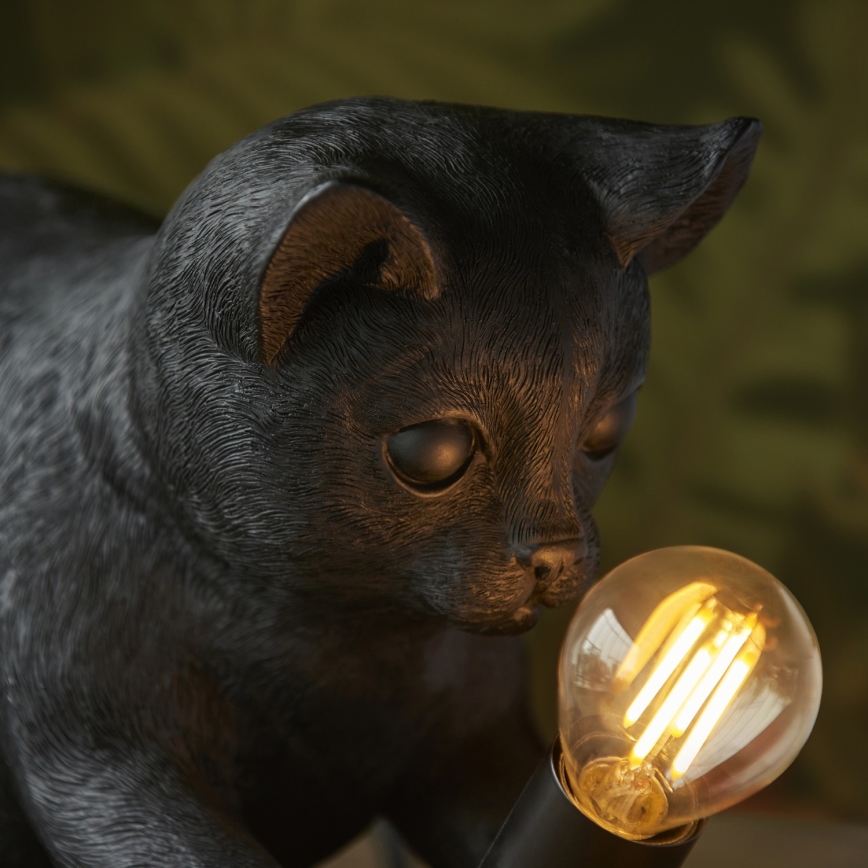 Endon 107390 - Stalinis šviestuvas KITTEN 1xE14/7W/230V juoda
