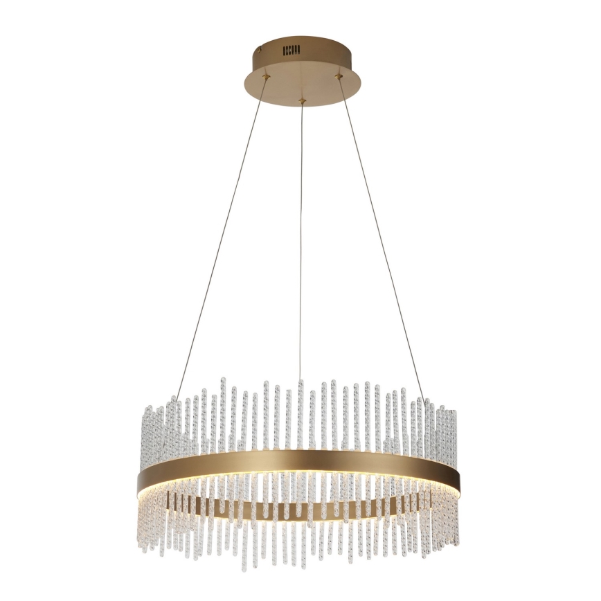 Endon 107671 - LED Reguliuojamas pakabinamas sietynas ADRIEL LED/41W/230V 3000K diametras 51 cm auksas/permatoma